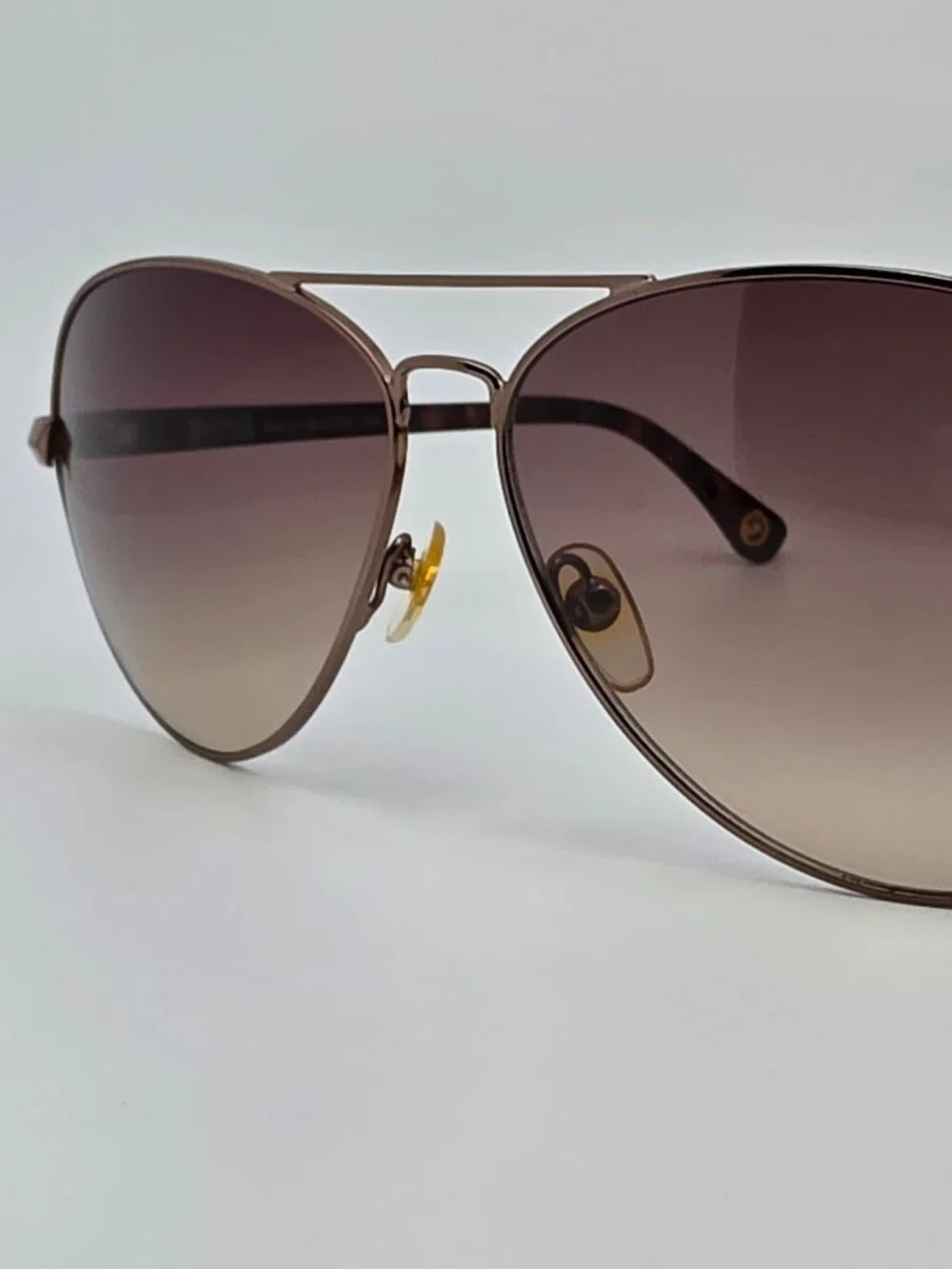 Michael Kors Karmen M2477S 239 Taupe Frame Brown Gradient Aviator Sunglasses